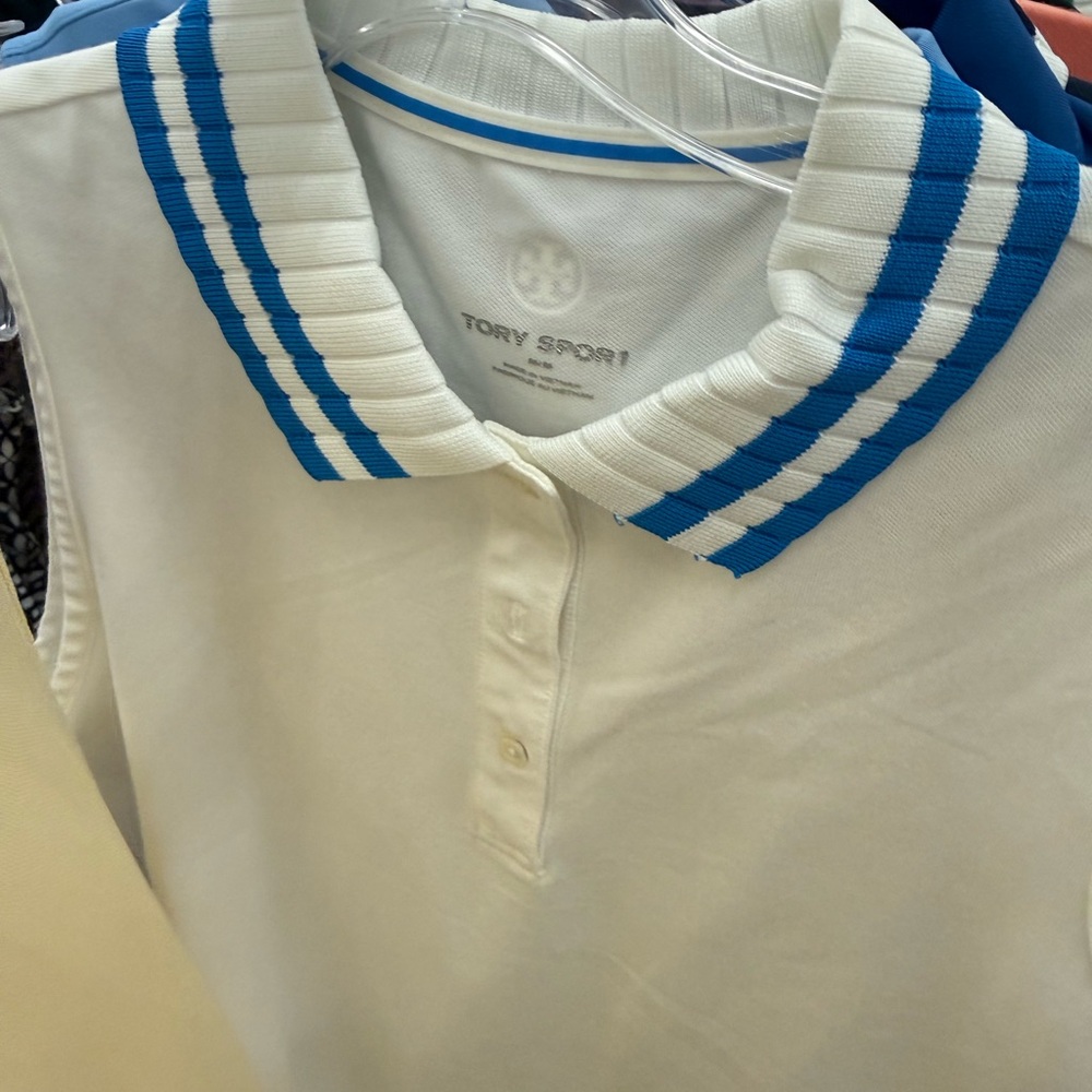 TORY BURCH | SPORTS 4 Sleeveless golf shirts SZ M. Great Deal Great Condition - Picture 6 of 9